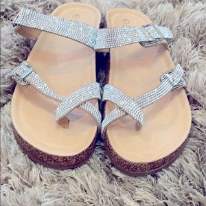 Rhinestone sandals